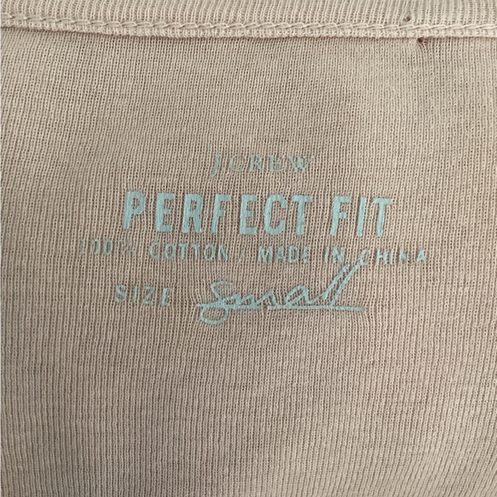 J. CREW Perfect Fit boatneck cotton shirt EUC - Picture 4 of 4